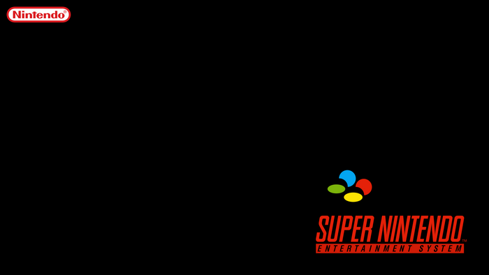 4K, Nintendo, Super Nintendo, console, SNES, logo, retro games, simple background, 16-bit, video games, black background, retro console