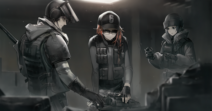 4K, women, Frost (Rainbow Six: Siege), Arknights, Rainbow Six: Siege, Ash (Rainbow Six: Siege), Tina Lin Tsang (Rainbow Six: Siege)