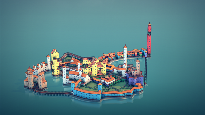 video games, Townscaper, video game art