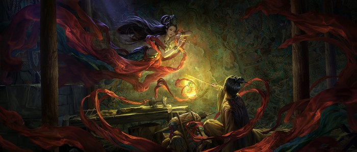 fantasy art, artwork, A Chinese Ghost Story