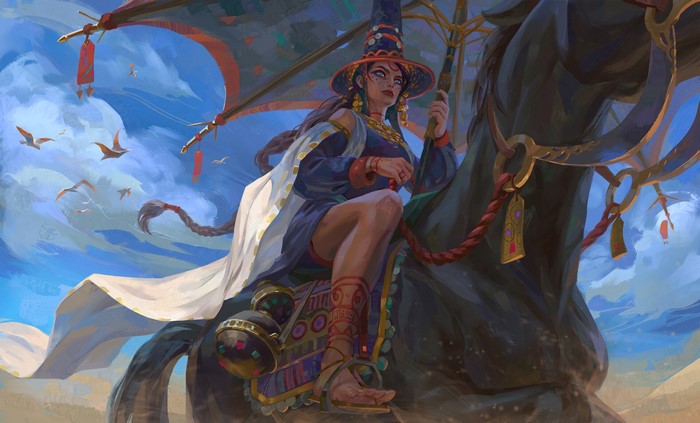 fantasy girl, artwork, Margo Zakharova, ArtStation, fantasy art