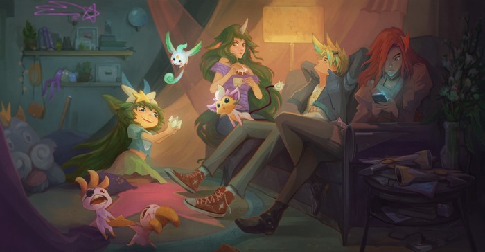 PC gaming, Stars Guardian, fantasy girl, League of Legends