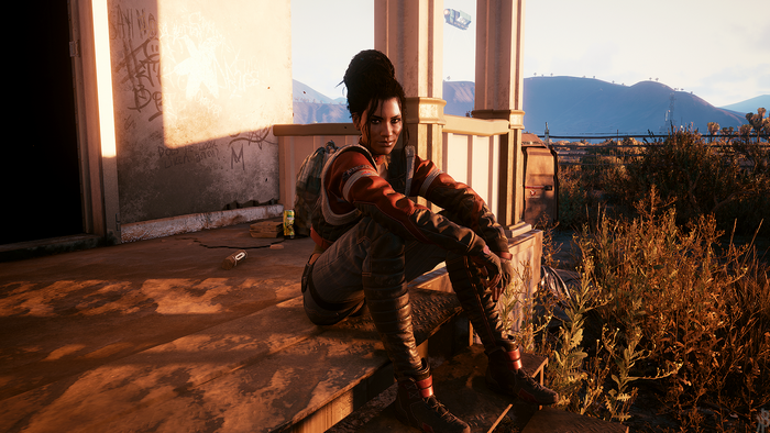 CD Projekt RED, cyberpunk, Panam Palmer, video games, Cyberpunk 2077, women, Panam, screen shot
