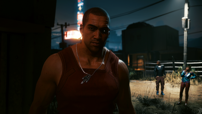 Cyberpunk 2077, cyberpunk, face, River Ward, screen shot, video games, CD Projekt RED