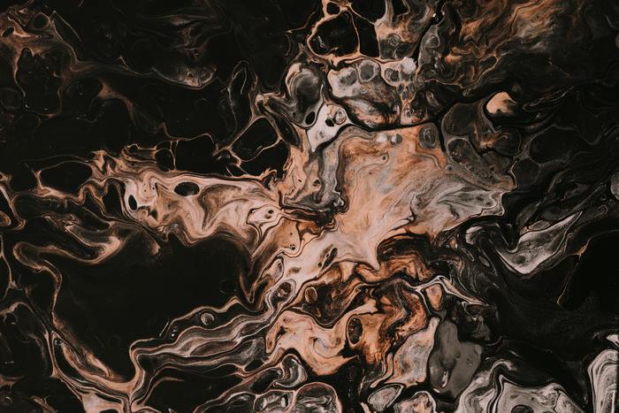Abstract Paint Swirls in 4K