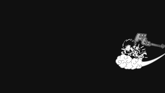 Son Goku, manga, Kid Goku, Chi-Chi, minimalism, Dragon Ball, simple background
