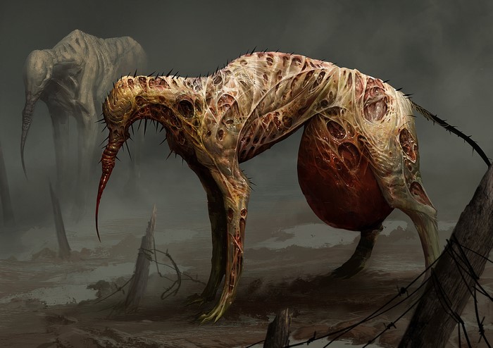artwork, Mike Franchina, dark