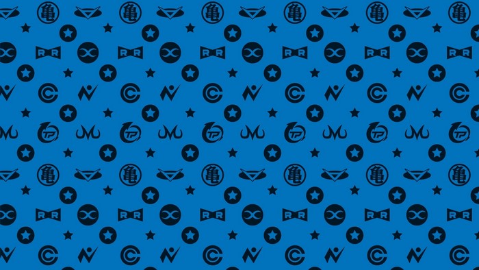 Dragon Ball Z, symbols, minimalism, game art, Dragon Ball Super, Dragon Ball Xenoverse 2, simple background, red ribbon army, Dragon Ball, video game art, Capsule Corporation