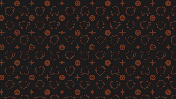 Dragon Ball Z, Dragon Ball Super, minimalism, simple background, anime, video game art, Dragon Ball, Dragon Ball Xenoverse 2