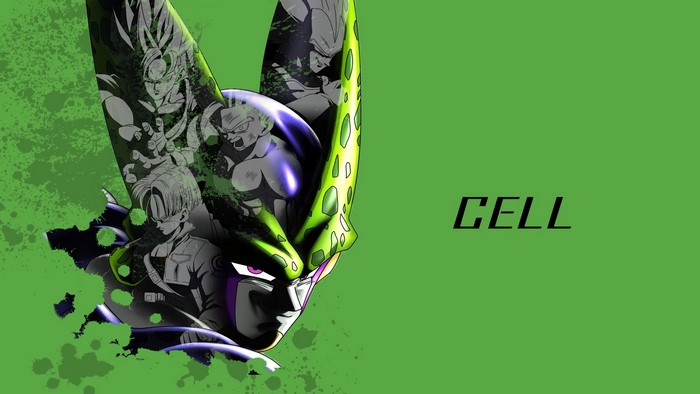Cell and Dragon Ball Z Art Illustration