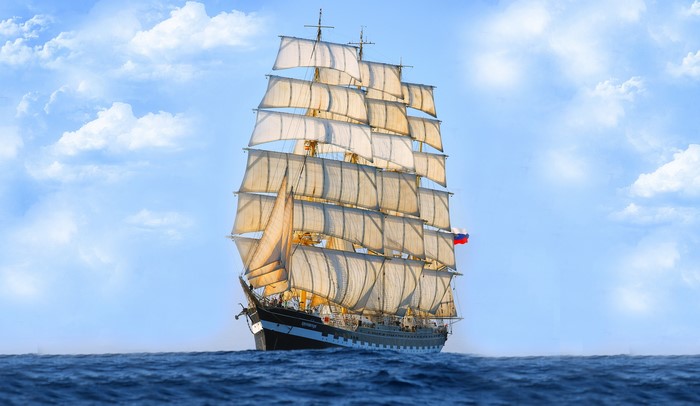 clipper, sailing ship, barque