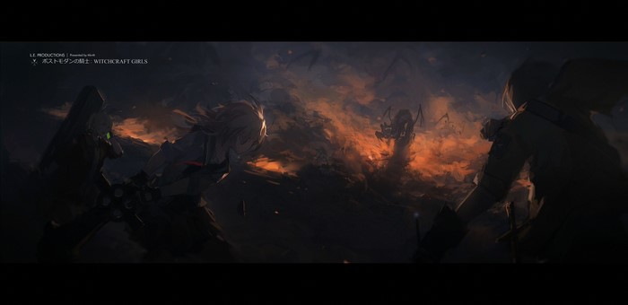 creature, anime girls, Miv4t, anime