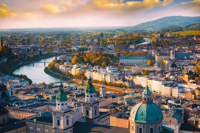 architecture, old building, Austria, Salzburg
