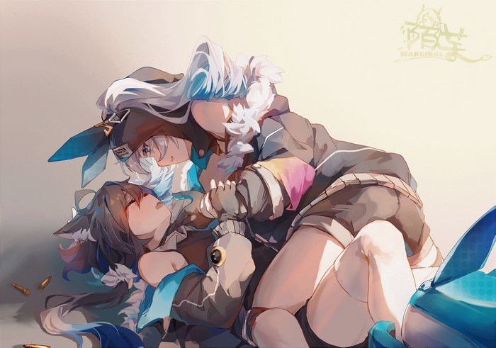 4K, yuri, anime girls, Honkai Impact 3rd, Seele Vollerei, Moyu Marginal, anime, Bronya Zaychik