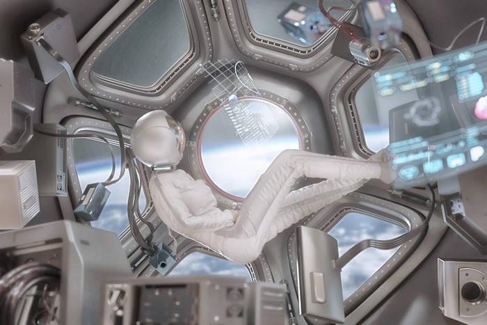 ArtStation, artwork, space station, space, women, Nekocha