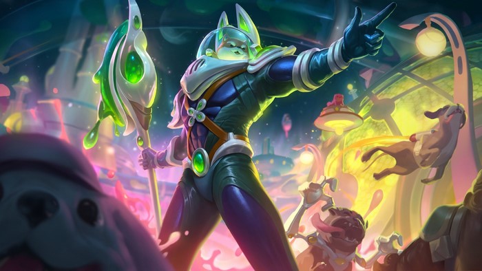 video game characters, video game art, League of Legends, Nasus (League of Legends), Space Groove, video games, game art