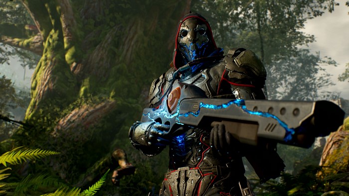 4K, video games, weapon, science fiction, Outriders