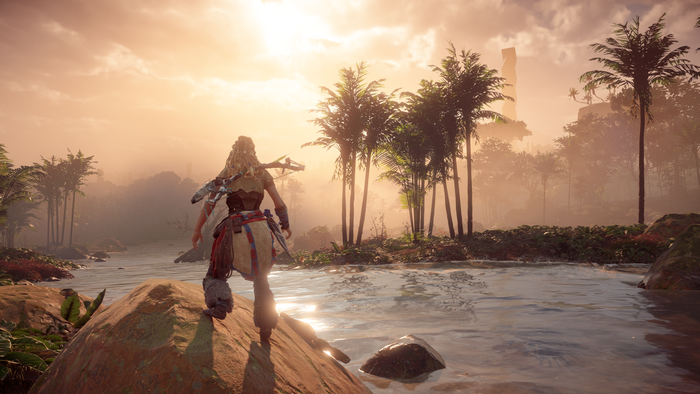 women, Aloy (Horizon: Zero Dawn), screen shot, Horizon: Zero Dawn