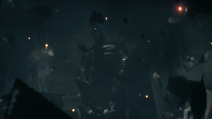 Arkham, Batman Beyond, Batman: Arkham Knight, red eyes, Batman