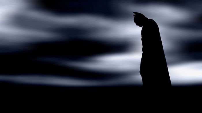 DC Comics, The Dark Knight, silhouette, Batman