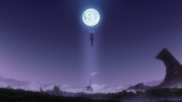 4K, Moon, Neon Genesis Evangelion, landscape