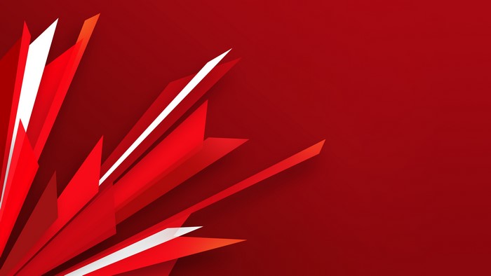 4K, abstract, 3D Abstract, simple background, digital art, red, red background