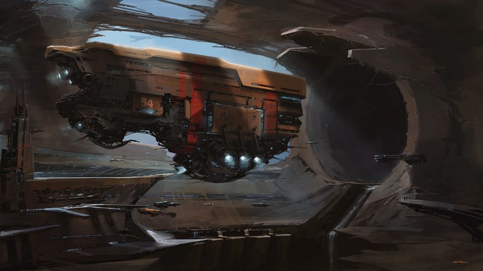 Alejandro Burdisio, vehicle, artwork, ArtStation, science fiction, futuristic