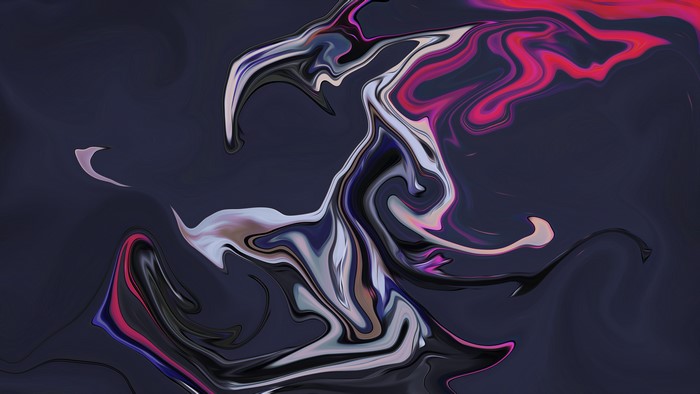 4K, 8 K, paint brushes, shapes, digital art, liquid, neon, abstract, artwork, fluid