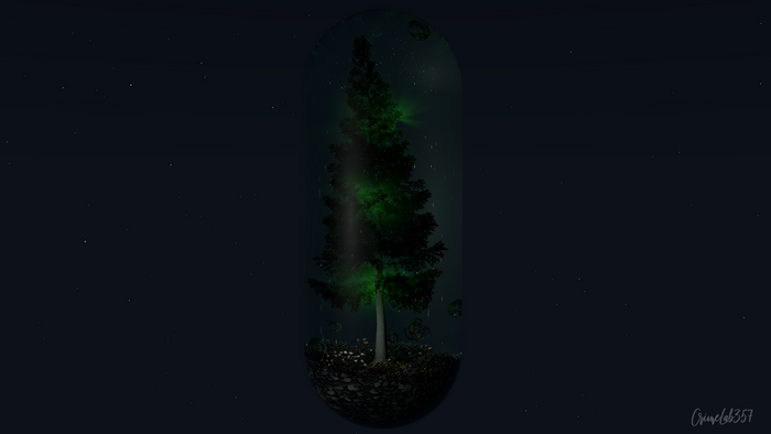 3d design, glass design, Capsule, nature