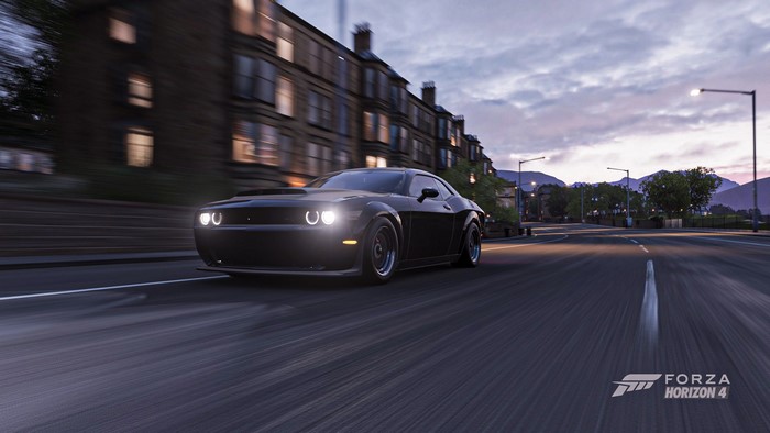 X box One X, watermarked, video games, Forza Horizon 4, car