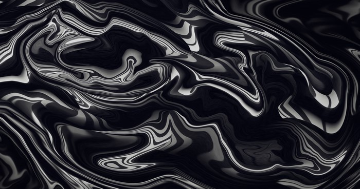 4K, black, shapes, fluid, liquid, monochrome, 8 K, abstract, digital art, illusion, artwork