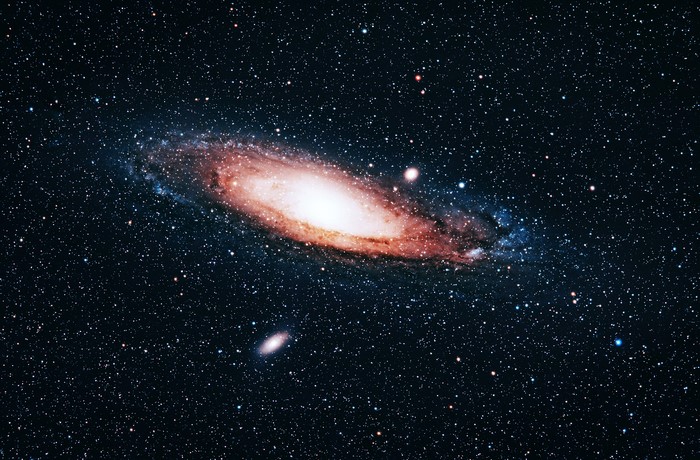 Andromeda, galaxy, universe, Messier 31, stars, space