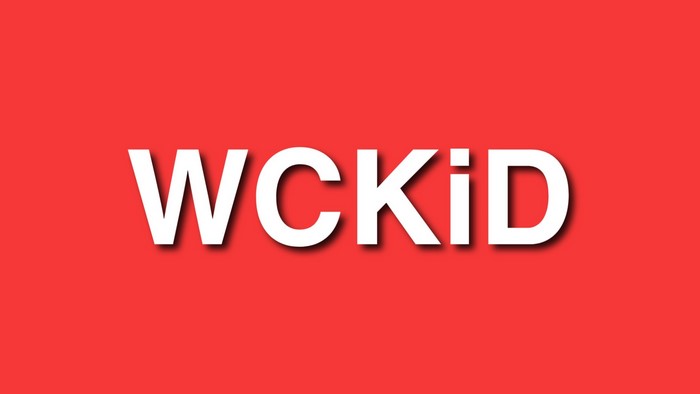 typography, red background, WCKiD