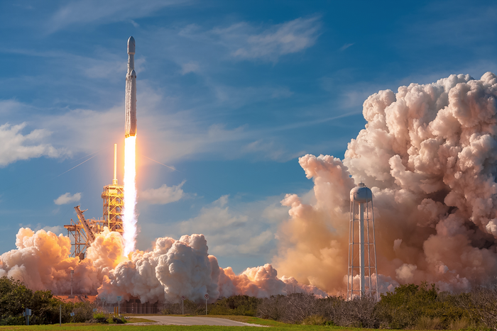 smoke, rocket, rocketlaunch, digital, fire, SpaceX, burning, Falcon Heavy