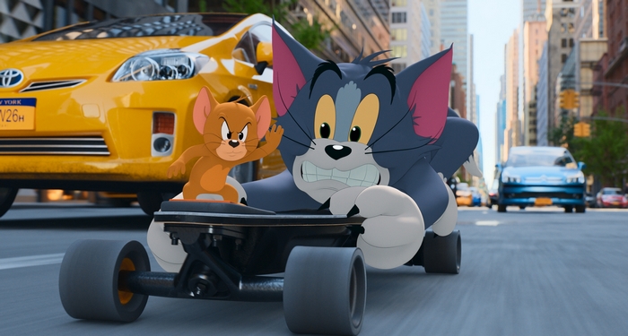 Tom and Jerry Skateboard Chase