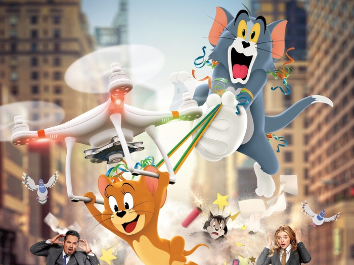 Tom and Jerry with Chloë Grace Moretz and Michael Peña