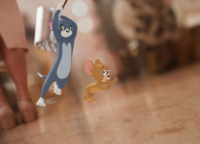 Tom and Jerry chase scene
