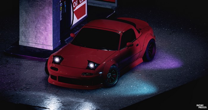4K, NFS 2015, screen shot, Need for Speed, Mazda, red, Mazda MX-5, red cars