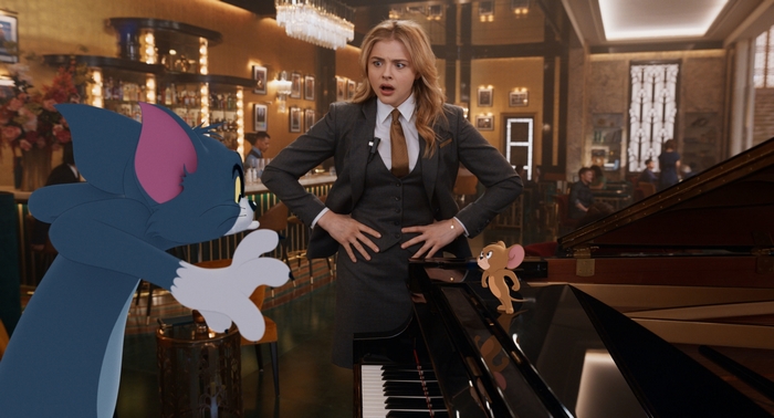 Tom and Jerry with Chloë Grace Moretz