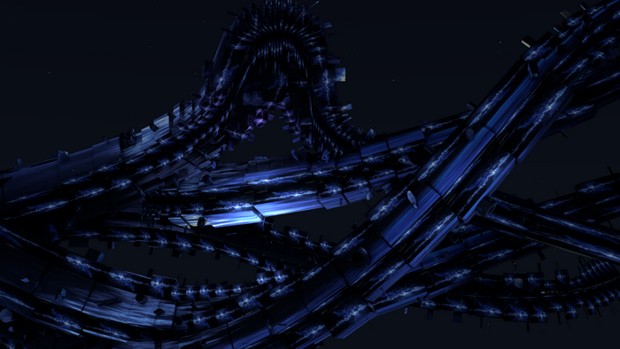 3D Abstract, fantasy art, space art