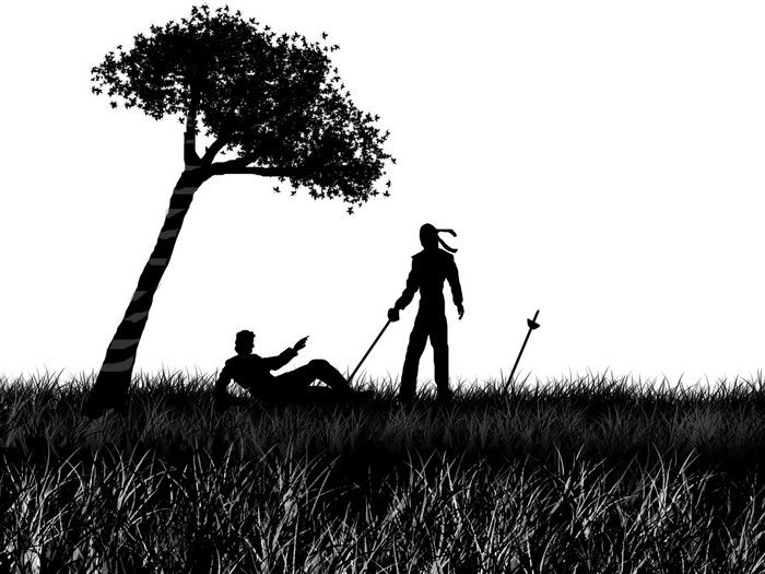 Scarlet Avenger, silhouette