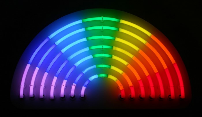 rainbows, classical, neon, dark, lights, colorful, color correction, spectrum