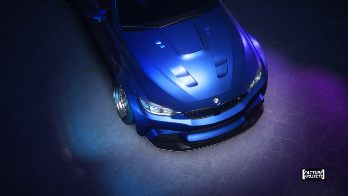 blue cars, car, BMW 4 Series, BMW