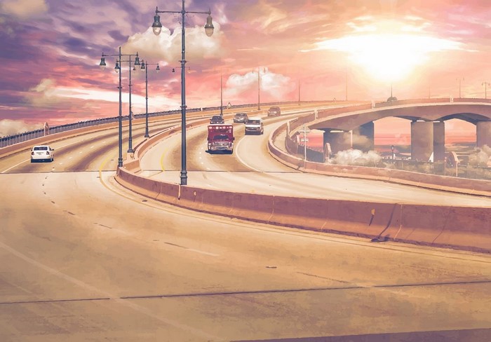 artwork, effects, Freeway, city, Photoshop, photo manipulation, digital art