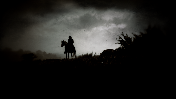 Arthur Morgan on Horseback in Red Dead Redemption 2