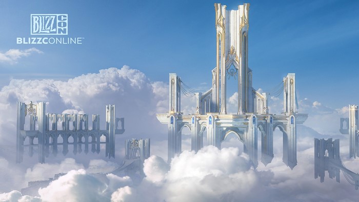 clouds, sky, PC gaming, BlizzCon, video game art, Blizzard Entertainment, video games
