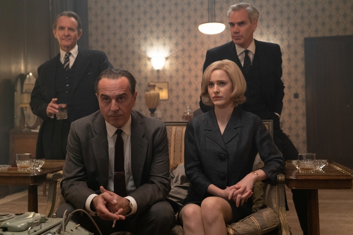 The Courier starring Rachel Brosnahan and Merab Ninidze