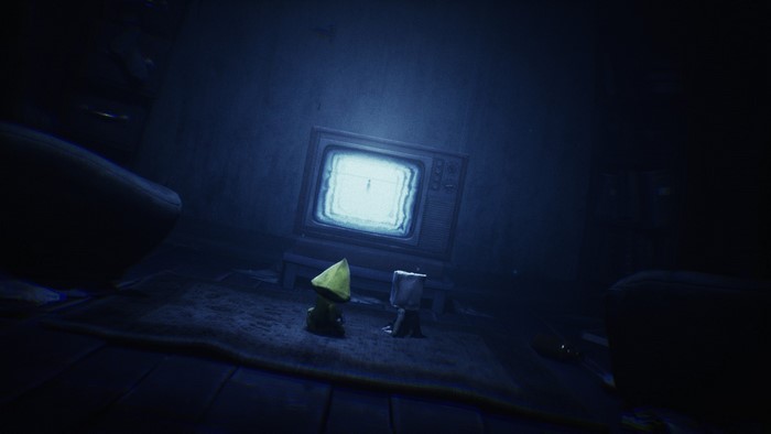 raincoat, video games, friendship, Little Nightmares, city, hallway, spooky, Little Nightmares 2, horror, TV, flashlight