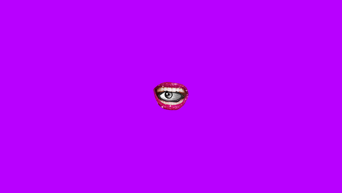 eyeball, mouth, lipstick, lip gloss, teeth, lips