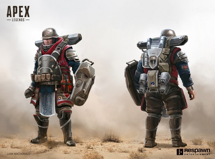 Gibraltar Apex Legends concept art